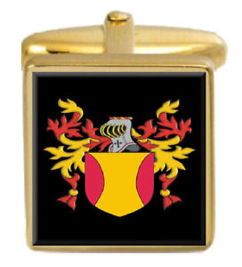 【送料無料】メンズアクセサリ&mdash;　スコットランドカフスボタンボックスコートmcphee scotland family crest surname coat of arms gold cufflinks engraved box｜hokushin