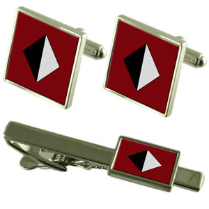 【送料無料】メンズアクセサリ―　タイクリップカフスボタンarmy the light dragoons trf tie clip cufflinks matching set