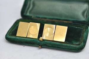 【送料無料】メンズアクセサリ―　ビンテージスターリングシルバーアールデコデザインカフリンクスvintage sterling silver cufflinks with an art deco design b856