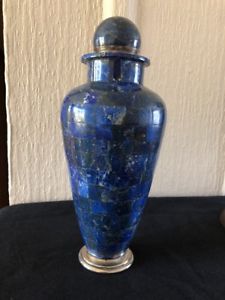 【送料無料】メンズアクセサリ―　ラピスラズリ？lapis lazuli urnpot very collectable