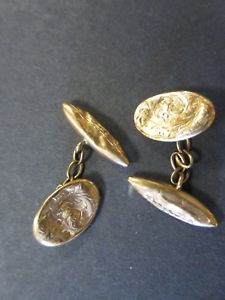 【送料無料】メンズアクセサリ― ゴールドカフグラムリンクhm 9ct gold cuff links3 grammesaf