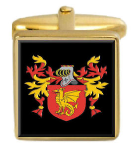 【送料無料】メンズアクセサリ―　イングランドカフスボタンボックスセットファミリークレストコートmeigh england family crest coat of arms heraldry cufflinks box set engraved