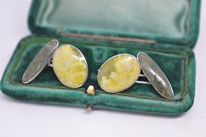 【送料無料】メンズアクセサリ―　アールデコb720ヴィンテージスターリングカフスリンクvintage sterling silver cufflinks with an art deco serpentine design b720