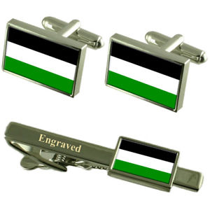 【送料無料】メンズアクセサリ&mdash;　ゲルゼンキルヒェンドイツカフスボタンタイクリップセットgelsenkirchen city germany flag cufflinks engraved tie clip set｜hokushin