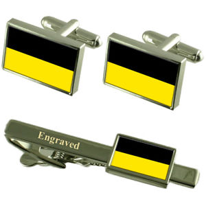 【送料無料】メンズアクセサリ&mdash;　ミュンヘンドイツカフスボタンタイクリップセットmunich germany flag cufflinks engraved tie clip set｜hokushin