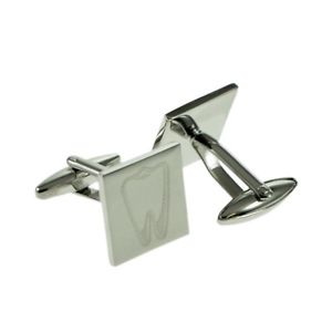 【送料無料】メンズアクセサリ―　カフリンクスメンズengraved tooth mens gift for him cufflinks 04654