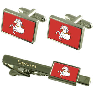 【送料無料】メンズアクセサリ―　パルドゥビツェチェコフラグカフスリンクネクタイピンセットpardubice city czech republic flag cufflinks engraved tie clip set