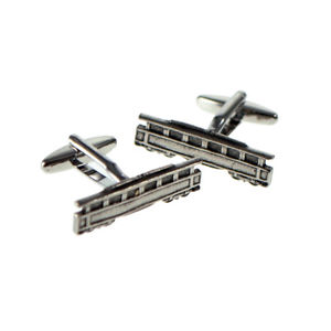 【送料無料】メンズアクセサリ―　トラムピューターメンズカフスボタンカフリンクスenglish made tram pewter mens cufflinks cuff links gift