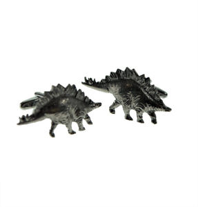 【送料無料】メンズアクセサリ―　ピューターメンズカフスボタンカフリンクスenglish made stegosaurus pewter mens cufflinks cuff links gift