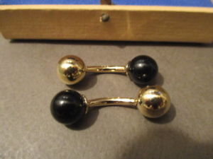 【送料無料】メンズアクセサリ&mdash;　ロンドンカフリンクスリンクlinks of london sterling silver gilt and onxy cufflinks｜hokushin