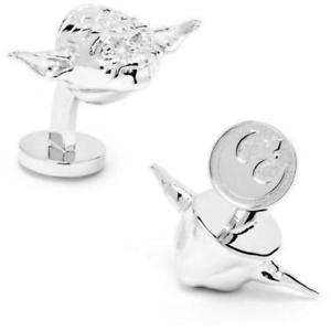 【貨物輸送無料】メンズ付属物― スターウォーズパラジウムヨーダカフリンクスstar wars 3d palladium yoda cufflinks