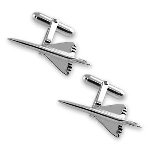 【貨物輸送無料】メンズ付属物― カフリンクスsterling silver concorde cufflinks
