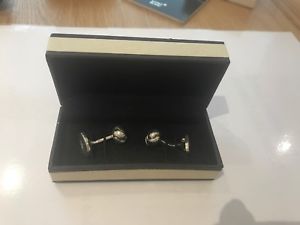 【貨物輸送無料】メンズ付属物― ロンドンソリッドシルバーカフリンクスリンクlinks of london solid silver cufflinks
