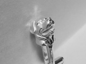 【貨物輸送無料】メンズ添え物― スターリングシルバーカフスボタン925 sterling silver rotweiller cufflinks made インチ england