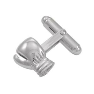 【貨物輸送無料】メンズ添え物― スターリングシルバーボクシンググローブカフリンクス925 sterling silver boxing glove cufflinks
