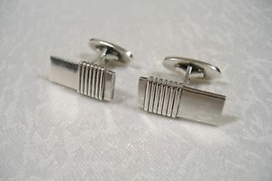 【貨物輸送無料】メンズ佩び物― ゲオルクイェンセンスターリングシルバーカフスボタン＃georg jensen sterling silver 925 cufflinks 80
