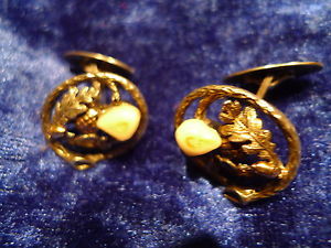 【貨物輸送無料】メンズ添え物― アンティークカフスボタングランスピンドルbeautiful, antique cufflinks__835 silver___ with gran spindles ___