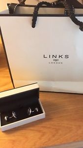 【貨物輸送無料】メンズ佩び物― ロンドンアスコットカフリンクスリンクlinks of london ‘ascot’ cufflinks