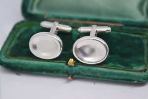 【貨物輸送無料】メンズ佩び物― ビンテージスターリングシルバーロンドンドームリンクカフリンクスvintage sterling silver cufflinks with dome design links of london b588