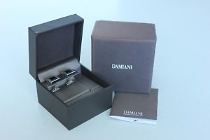 【送料無料】メンズアクセサリ―　ダミアーニスクエアシルバーカフリンクスexcellent condition, authentic damiani square silver cufflinks