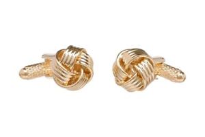 【送料無料】メンズアクセサリ―　シマメノウカフスリンクボックスシャツカフスリンクclassic twist gold knot shirt cufflinks in onyx art cufflink gift box