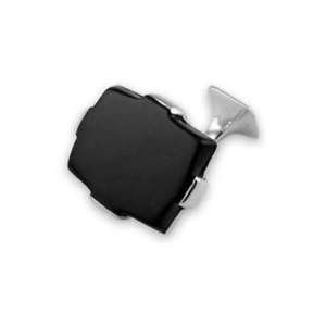 【貨物輸送無料】メンズ佩び物― スターリングシルバーオニキスカフリンクス925 sterling silver onyx cufflinks