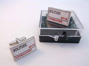 【送料無料】メンズアクセサリ―　cliftonville street sign mens cufflinks cuff links footballgiftcliftonville street sign mens cufflinks cuff links football