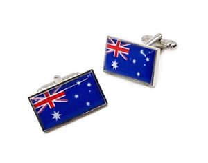 【送料無料】メンズアクセサリ―　オーストラリアカフリンクスaustralian flag cufflinks