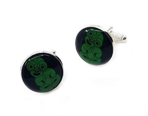 【送料無料】メンズアクセサリ―　ティキカフスリンクtiki cufflinks
