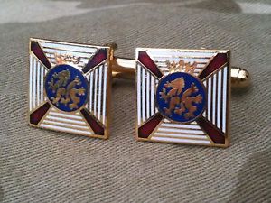 【送料無料】メンズアクセサリ― エジンバラカフスボタンデュークduke of edinburgh regiment military cufflinks