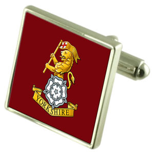 【送料無料】メンズアクセサリ―　ヨークシャーバッジ925カフスリンクarmy the yorkshire regiment badge silver 925 cufflinks