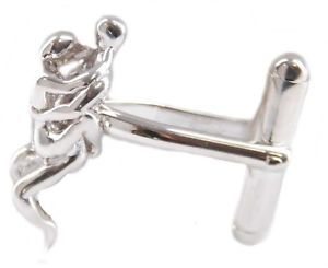【送料無料】メンズアクセサリ&mdash;　シルバーオージーカフスボタンデザイン￥delfina delettrez silver orgy cufflinks 1 design rrp 224 bcf58｜hokushin