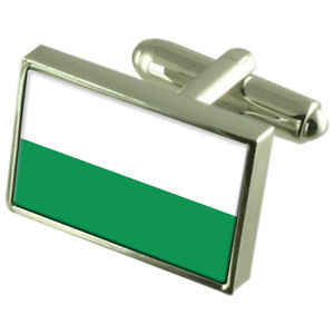 【送料無料】メンズアクセサリ―　styriaスターリングフラグカフスリンクstyria sterling silver flag cufflinks
