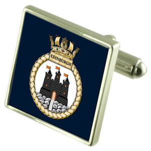 【送料無料】メンズアクセサリ―　hmsエディンバラスターリングカフスリンクroyal navy hms edinburgh sterling silver cufflinks