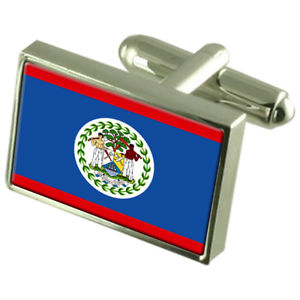 【送料無料】メンズアクセサリ― ベリーズスターリングフラグカフスリンクbelize sterling silver flag cufflinks