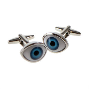 【送料無料】メンズアクセサリ― カフスボタンオプションボックス×テストlarge blue eyes cufflinks options eye test presented in a box x2n314