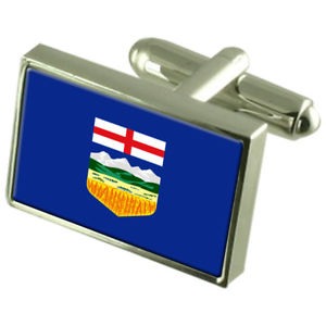 【送料無料】メンズアクセサリ―　アルバータスターリングフラグカフスリンクalberta sterling silver flag cufflinks