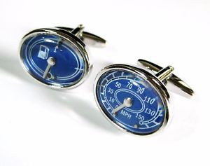 【送料無料】メンズアクセサリ―　スピードメーターカフリンクスアイテムカフリンクblue oval speedometer cufflinks car cuff links automotive gemelos 70 for 7 item