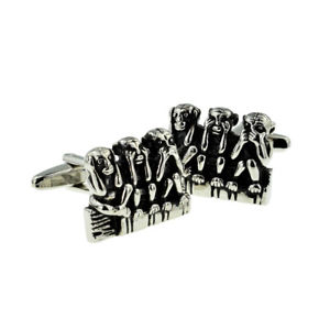【送料無料】メンズアクセサリ―　ボックス×サルカフリンクスthree wise monkeys cufflinks in a cufflink box x2aj469