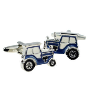 【送料無料】メンズアクセサリ―　トターファームカフスボタンblue tractor farm cufflinks x2n217