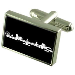 【送料無料】メンズアクセサリ―　スカイラインベルファーストスターリング925カフスリンクskyline belfast sterling silver 925 cufflinks boxed
