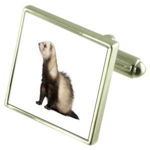 【送料無料】メンズアクセサリ―　オプションferretスターリングカフスリンクferret sterling silver cufflinks optional engraved box