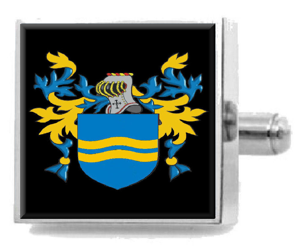 【送料無料】メンズアクセサリ―　イギリスカフスボタンボックスnormington england heraldry crest sterling silver cufflinks engraved box