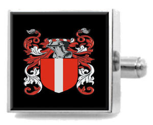 【送料無料】メンズアクセサリ―　アイルランドカフスボタンボックスmacguire ireland heraldry crest sterling silver cufflinks engraved box