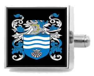 【送料無料】メンズアクセサリ―　スコットランドカフスボタンボックスmcfadyen scotland heraldry crest sterling silver cufflinks engraved box