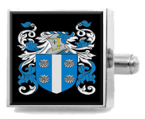 【送料無料】メンズアクセサリ―　スコットランドカフスボタンボックスmcquarie scotland heraldry crest sterling silver cufflinks engraved box