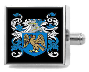 【送料無料】メンズアクセサリ―　スコットランドカフスボタンボックスsandison scotland heraldry crest sterling silver cufflinks engraved box