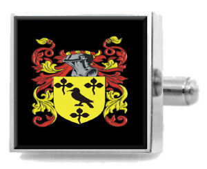 【送料無料】メンズアクセサリ―　スコットランドカフスボタンボックスmoorfoot scotland heraldry crest sterling silver cufflinks engraved box