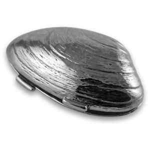 【送料無料】メンズアクセサリ&mdash;　スターリングクラムシェルsterling silver clam shell box｜hokushin