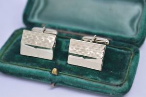 【貨物輸送無料】メンズ付属物― ヴィンテージゴールドアートデザインアールデコカフリンクスvintage 14コンピュータ断層撮影法 gold art deco cufflinks with a stunning design 596g b565